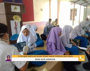 13 pelajar sekolah alami sesak nafas terhidu iodin