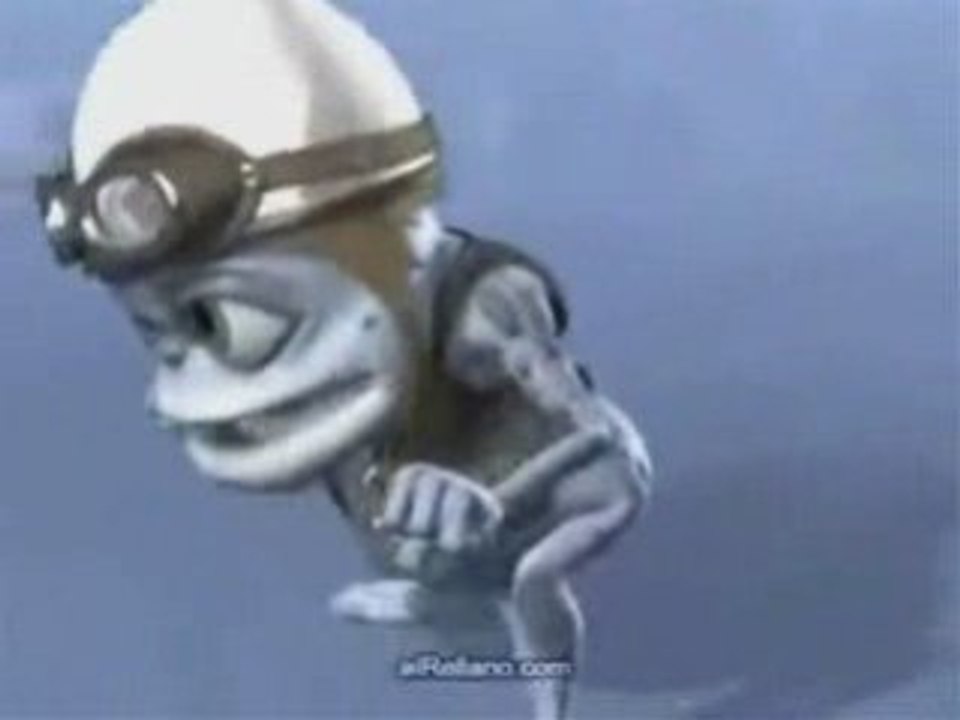 The Funny Little Cartoon Frog