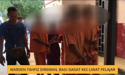 Warden asrama direman, mengaku liwat dan cabul pelajar tahfiz