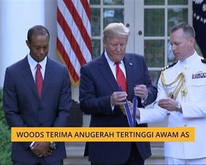 Woods terima anugerah tertinggi awam AS