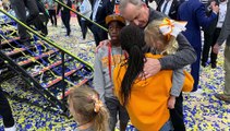 Tennessee Vols Celebrate SEC Basketball Championship Victory