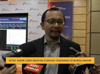 MTDC sasar lebih banyak syarikat disenarai di Bursa Saham