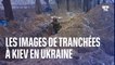 Guerre en Ukraine: les images de tranchées près de Kiev