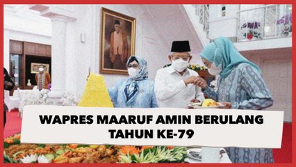 Berulang Tahun ke-79, Wapres Maruf: Keberkahan Hidup Lebih Penting Dari Panjang Pendeknya Usia