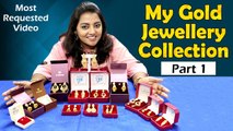 My Gold Jewellery Collection Part 1 _ Karthikha Channel Gold Vlog _ Indian Gold Jewellery Collection