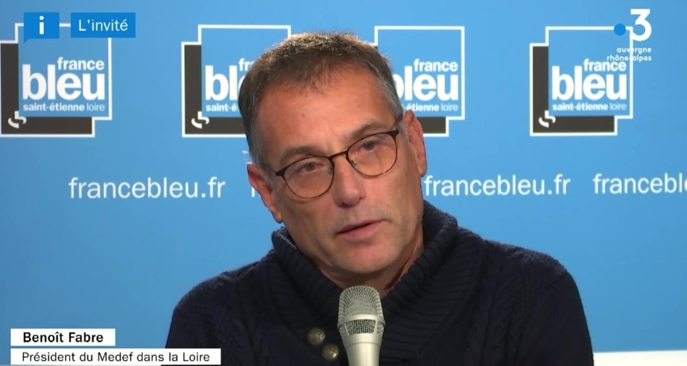 Benoît Fabre, président du Medef de la Loire