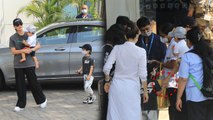 Taimur ने मम्मी संग की फिर बदतमीजी, Kareena Kapoor और Karishma Airport पर बच्चों संग हुए स्पॉट