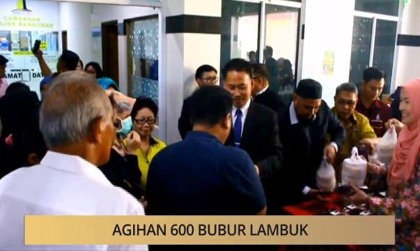 Khabar Dari Sabah: Agihan 600 bubur lambuk