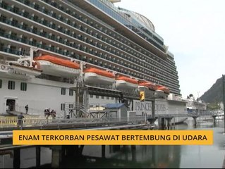 Enam terkorban pesawat bertembung di udara