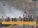 50 penduduk Palestin cedera ditembak tentera Israel