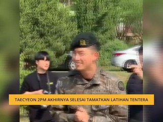 Taecyeon 2PM akhirnya selesai tamatkan latihan tentera