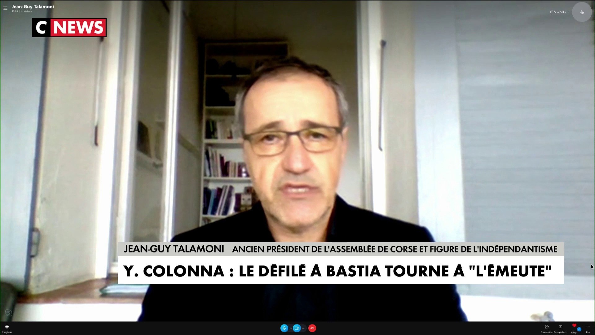 Jean-Guy Talamoni : «La responsabilité exclusive est celle de l'État» -  Vidéo Dailymotion