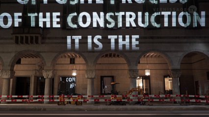 Louise Bourgeois x Jenny Holzer Projections / Kunstmuseum Basel