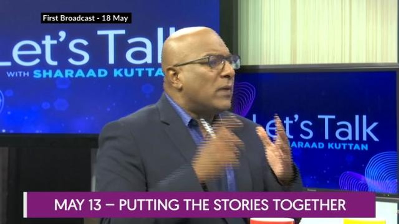 Let's Talk: May 13 - Putting the Stories Together