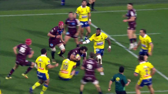 TOP 14 - Essai de Louis BIELLE-BIARREY (UBB) - ASM Clermont - Union Bordeaux-Bègles - J17 - Saison 2021/2022