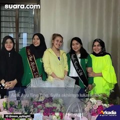 Adik Ayu Ting Ting Lulus Sidang Skripsi, Rok yang Dipakai Banjir Kritikan: Kurang Sopan