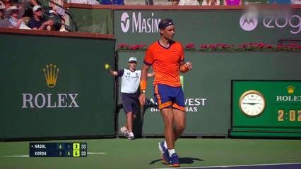 [영상] '포핸드 달인 나달?' 백핸드도 일품! / YTN