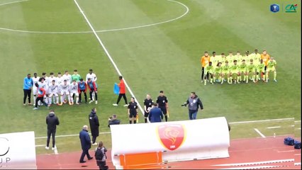 Les buts du 1/4 de Gambardella Lyon - La Duchère 1-2 SMCaen (images FFF TV)