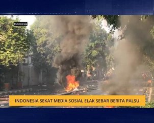 Indonesia sekat media sosial elak sebar berita palsu