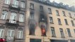 Incendie rue Saint-Ghislain dans les Marolles à Bruxelles
