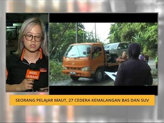 Seorang pelajar maut, 27 cedera kemalangan bas dan SUV