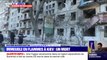 Kiev: Un immeuble en flammes après des tirs, au moins un mort et plusieurs blessés