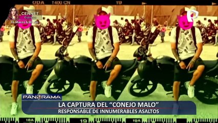 Así fue la captura del delincuente "Conejo malo", responsable de decenas de asaltos en Lima