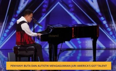 Penyanyi buta dan autistik mengagumkan juri America's Got Talent