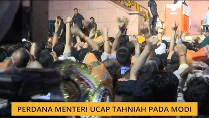 Perdana Menteri ucap tahniah pada Modi