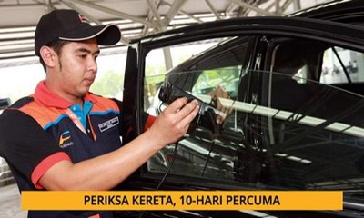 Nota Razak Chik: Periksa kereta, 10 hari percuma