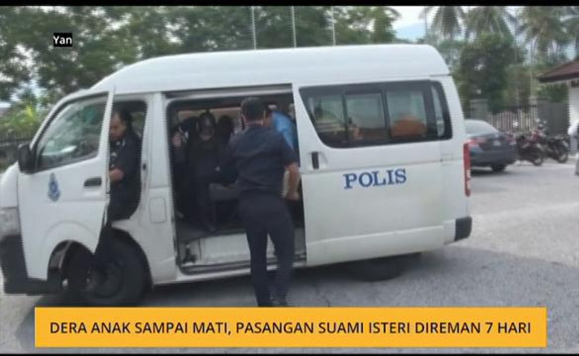 Dera anak sampai mati, pasangan suami isteri direman 7 hari