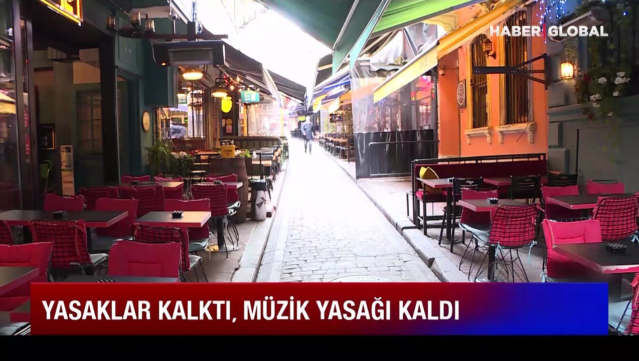 Yasaklar kalktı, müzik yasağı kaldı