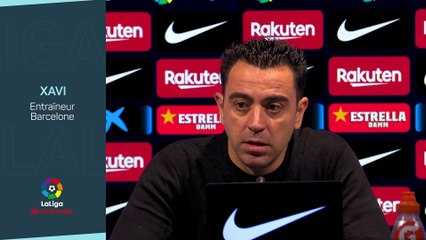 Xavi : “C'est un privilège de diriger Aubameyang”