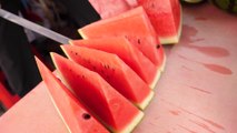 Fruit cutting skills (watermelon, pineapple, melon)