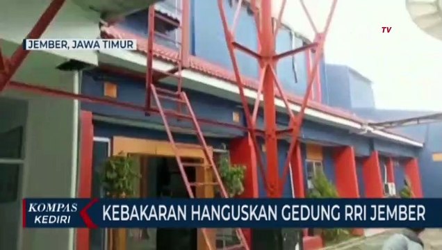 Diduga Korsleting Listrik, Gedung RRI Ludes Terbakar