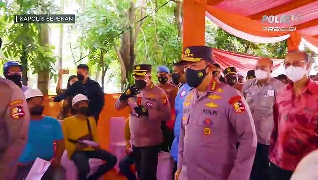 KAPOLRI SEPEKAN : Kapolri Pimpin Kegiatan Percepatan Vaksinasi di 5,777 Lokasi