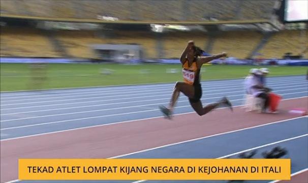 Tekad atlet lompat kijang negara di kejohanan di Itali