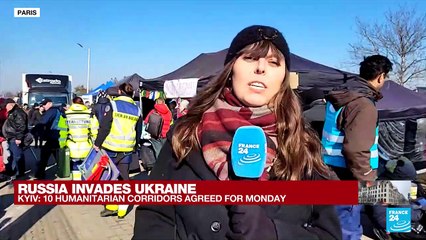 Russian attacks in western Ukraine prompt more people to flee to Poland