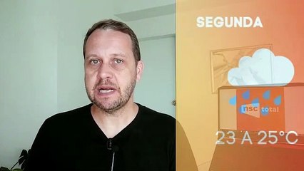 Segunda-feira tem tempo instável em SC