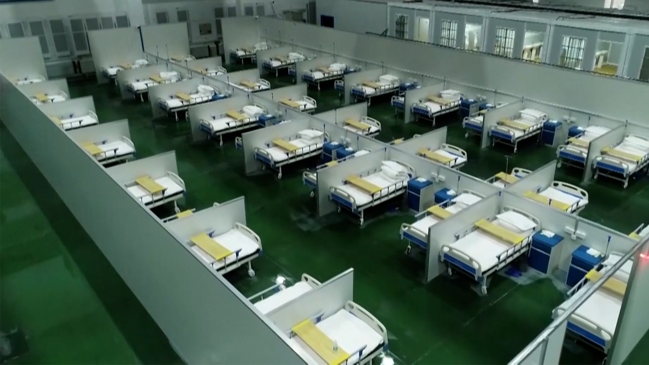 Rekordzahlen: China baut wieder provisorische Coronaspitäler
