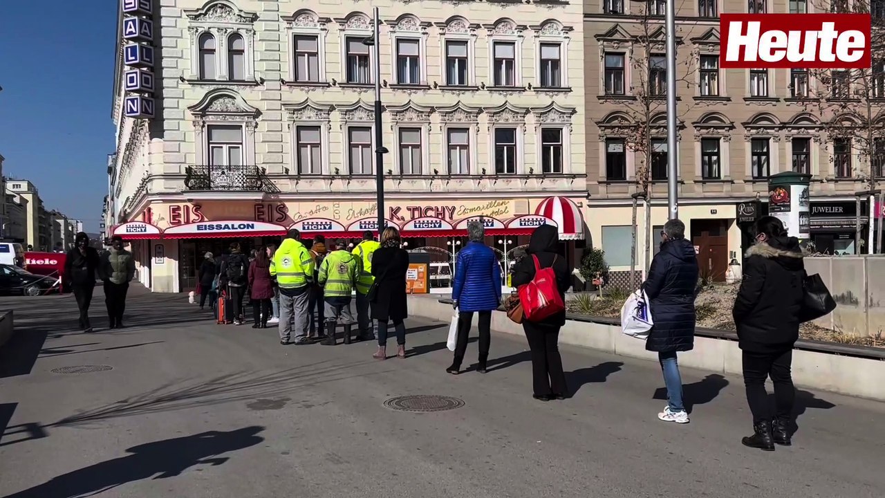 Wiener stehen bei 0°C für erstes Eis der Saison an