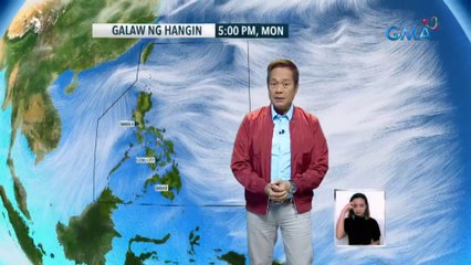 Maalinsangang panahon, patuloy na mararanasan dahil sa easterlies | 24 Oras