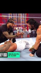 Universal Champion Roman Reigns def. Jey Uso (Hell in a Cell "I Quit" Match)