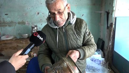 Isparta'da bakır ustasının 55 yıllık mesleği zamana yenildi
