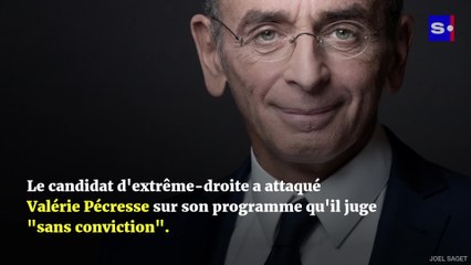 Débat entre Eric Zemmour et Valérie Pécresse : les candidats présentent leur programme