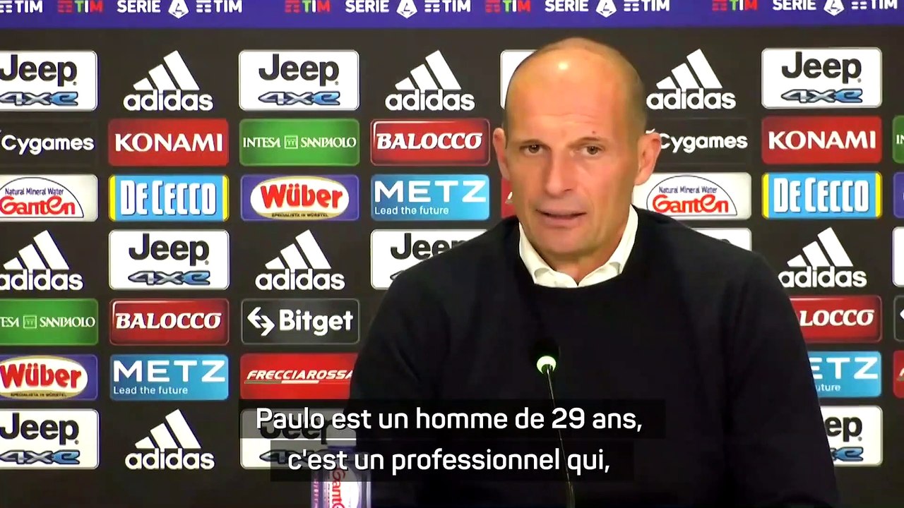 Massimiliano Allegri : "L'équipe a besoin de Dybala"