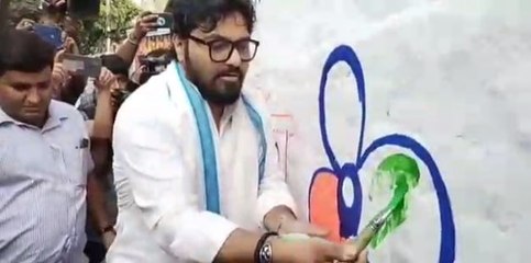 ব্যানার ও দেওয়াল লিখন দিয়ে বালিগঞ্জে বাবুল সুপ্রিয় প্রচার শুরু |Oneindia Bengali