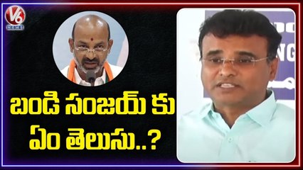TRS MLAs Comments On BJP Chief Bandi Sanjay, Defends KTR Remarks _ V6 News