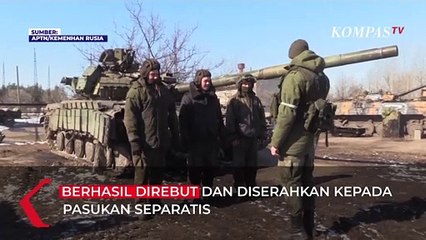 Download Video: Momen Tentara Rusia Tandai Simbol Z di Tank Ukraina!