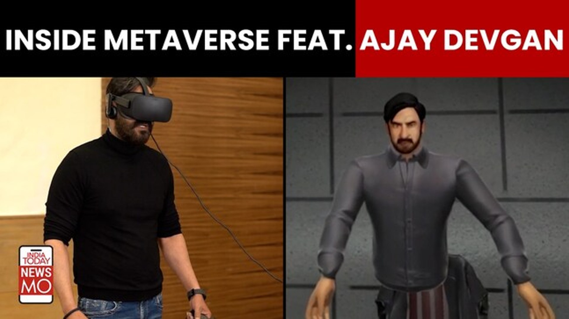 ⁣Ajay Devgn Experiences 'Metaverse' for the first time